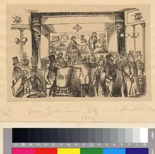 Green Gate Tavern, City Road, by Thomas Hosmer Shepherd, 1854