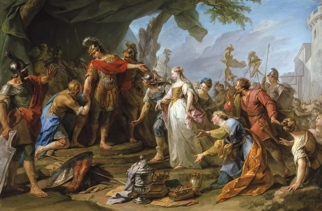 The Generosity of Scipio, by Jean Restout, oil, 1728