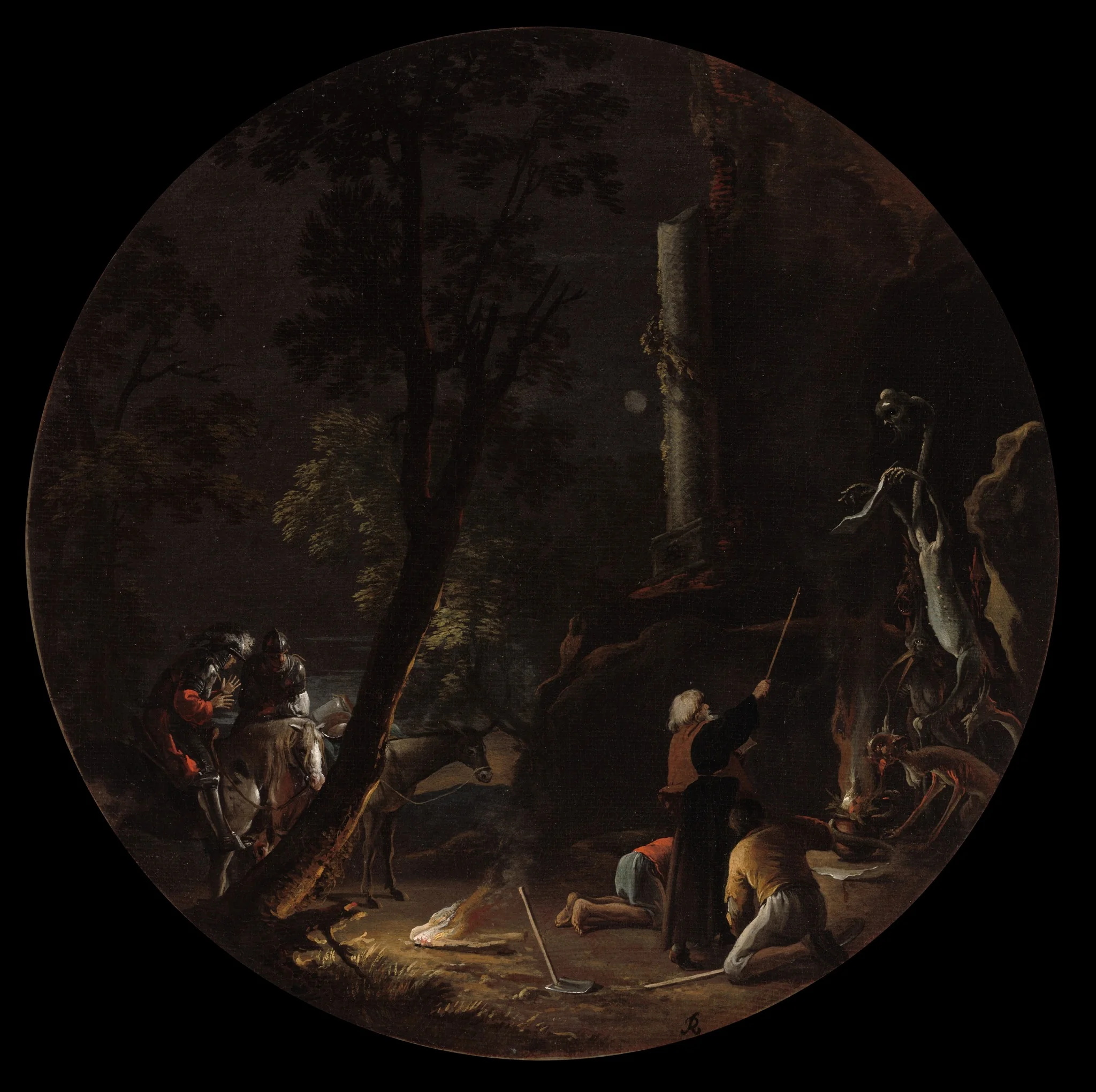 Scenes of Witchcraft: Night, detail