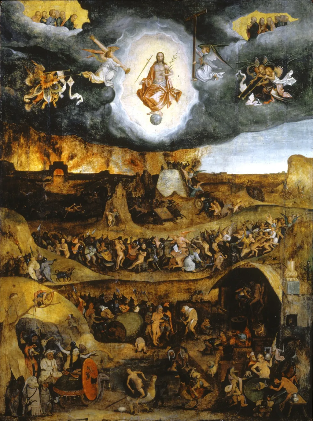The Last Judgment, by Pieter Huys, oil, 1557