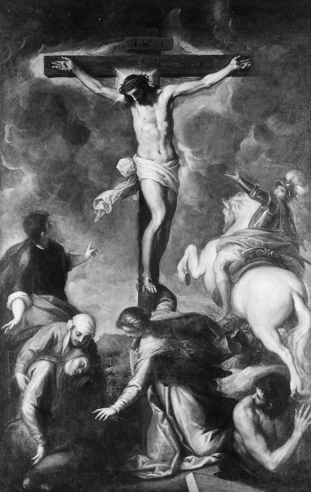 The Crucifixion, by Palma il Giovane, oil, 1598