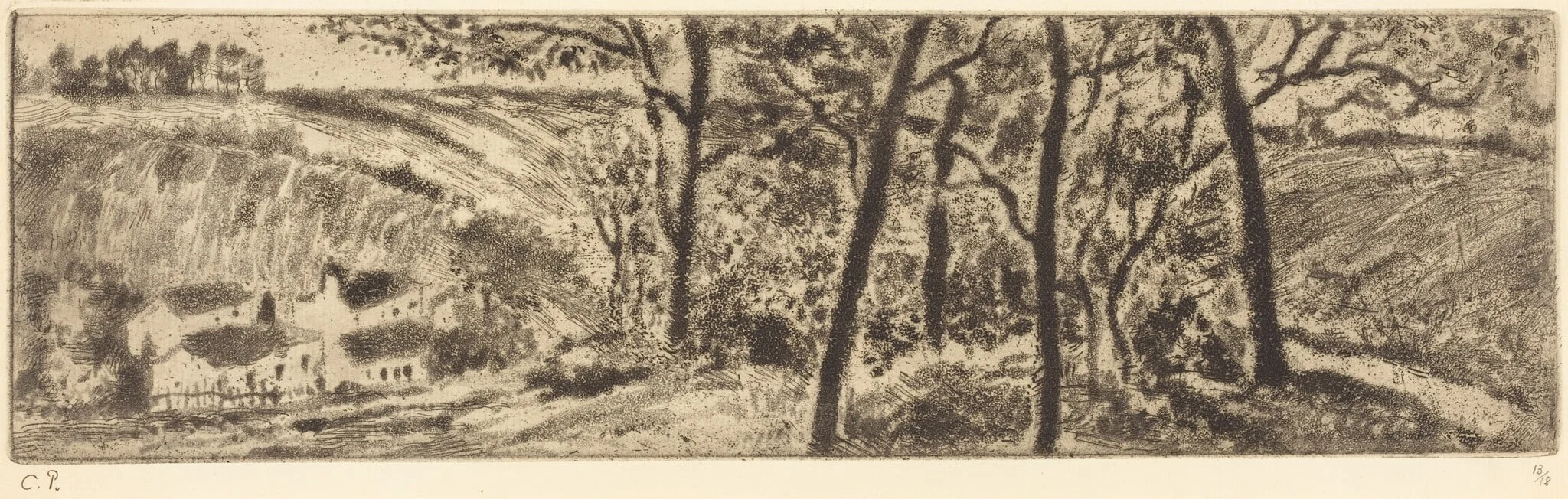 The Long Landscape (Paysage en long), detail