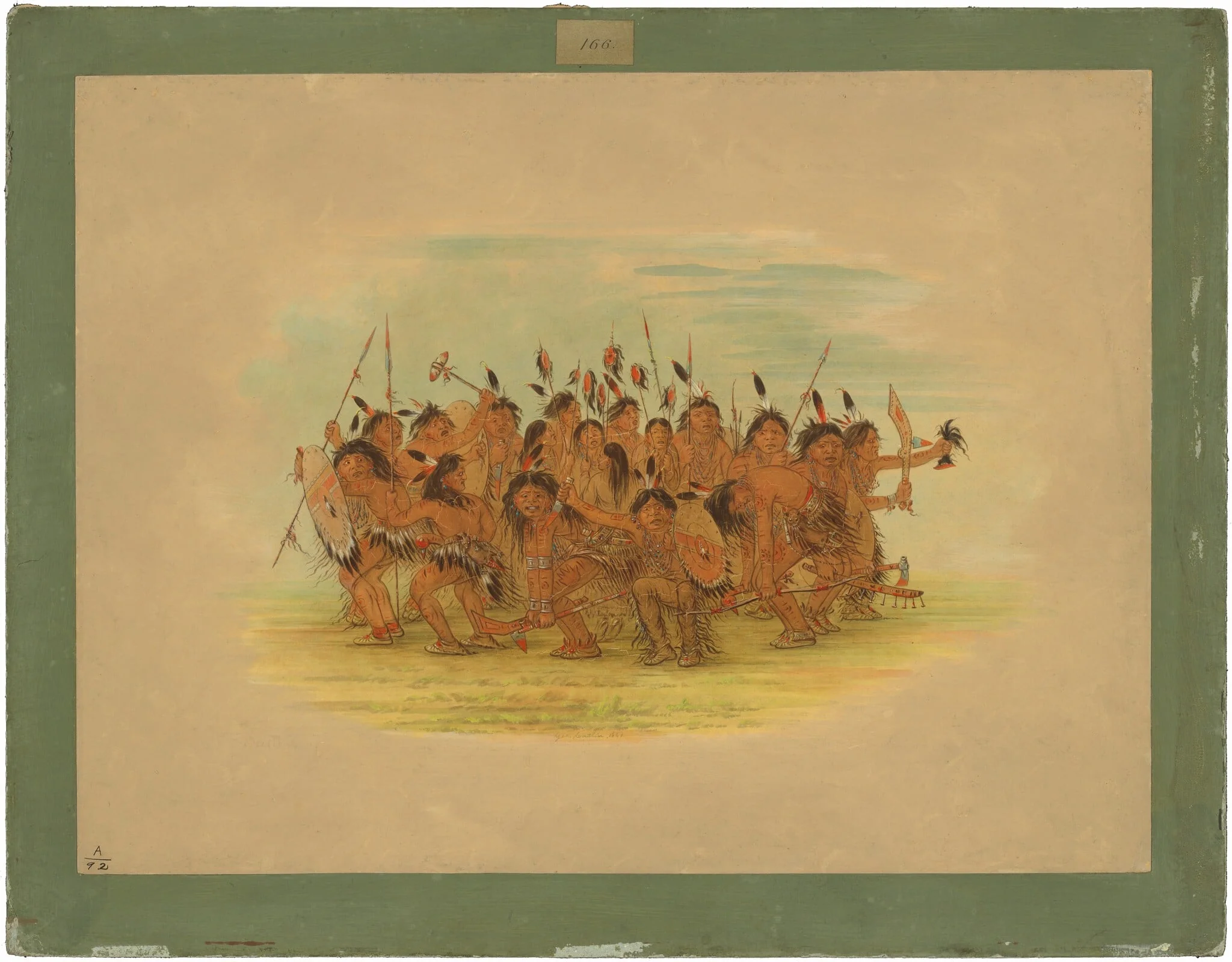Scalp Dance - Sioux, detail