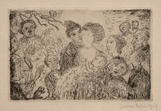 The Seven Deadly Sins: Envy, by James Ensor, 1904