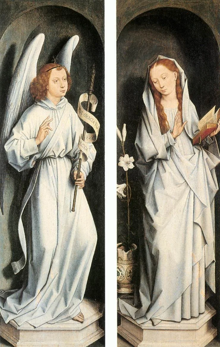 Annunciation, detail
