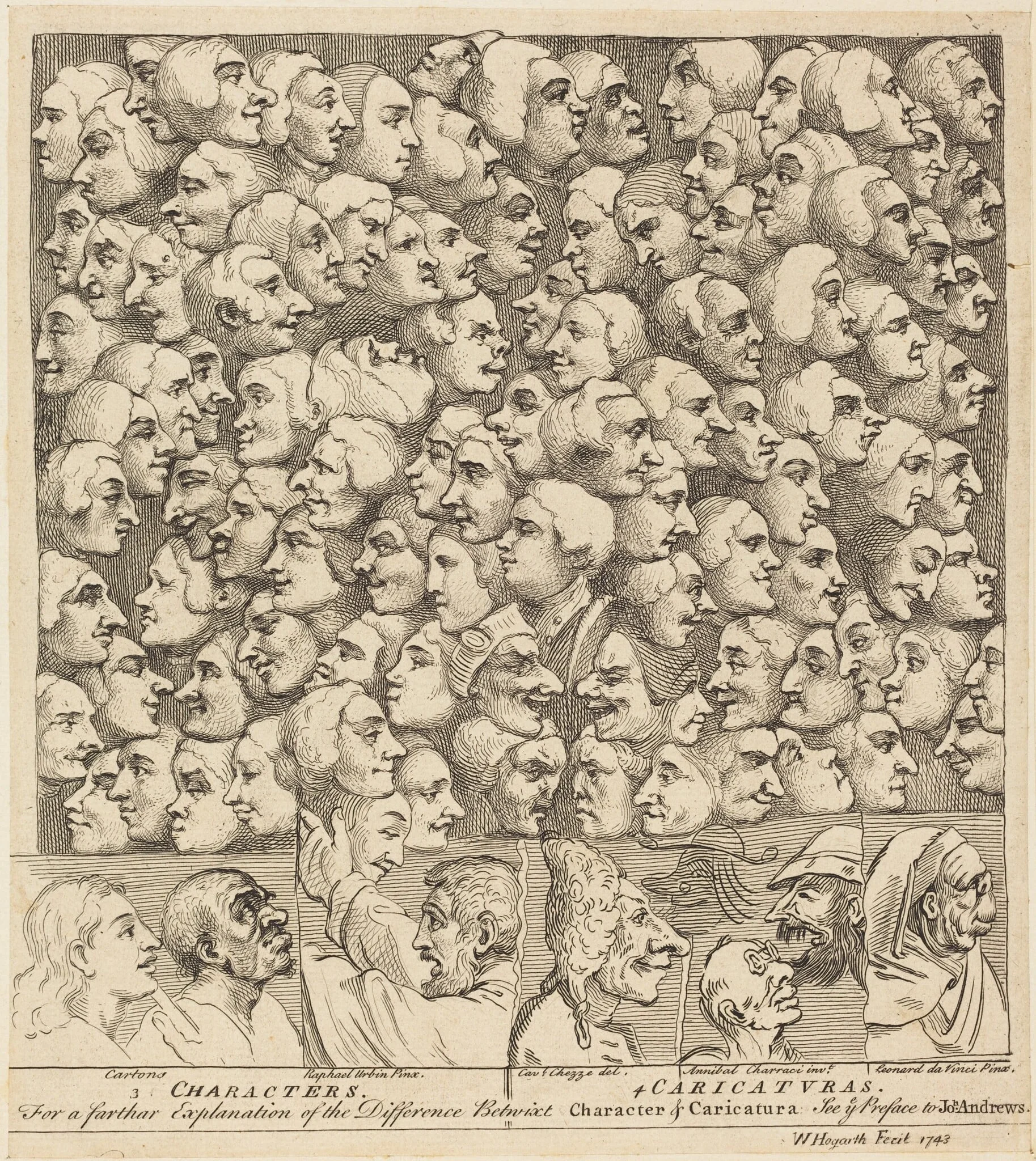 Characters and Caricaturas, detail