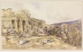 Tlos, by William James Müller, watercolor, 1844