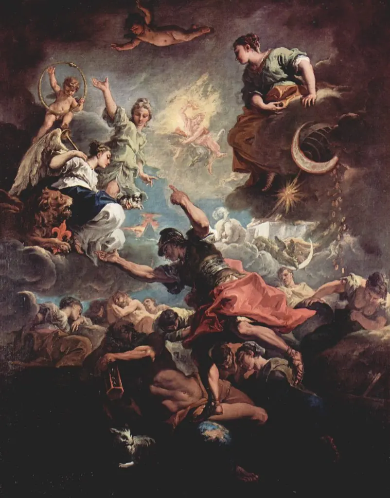 Allegory of Tuscany, by Sebastiano Ricci, oil, 1707