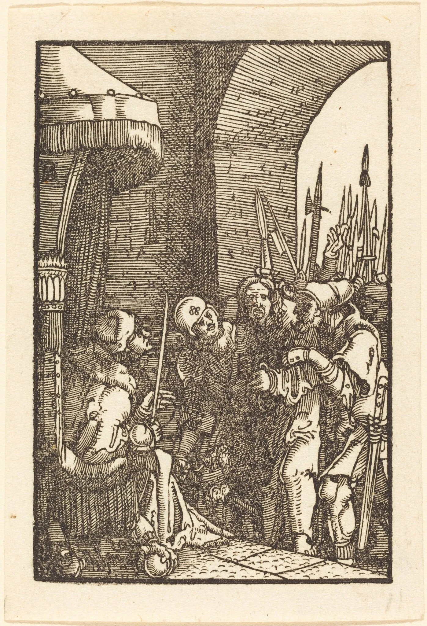 Christ before Pilate, detail