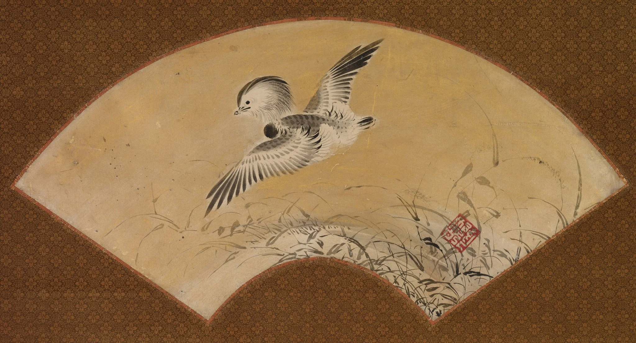 Duck in Flight, detail