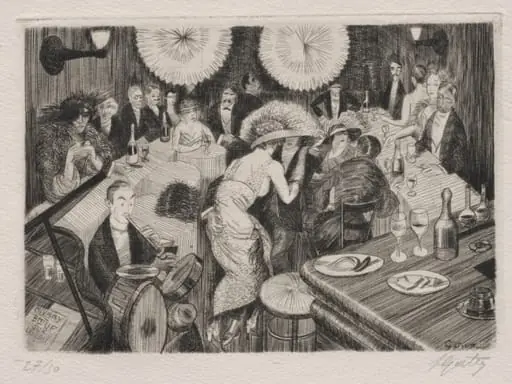 Boeuf sur le Toit, by Pierre Louis Gatier, 1923