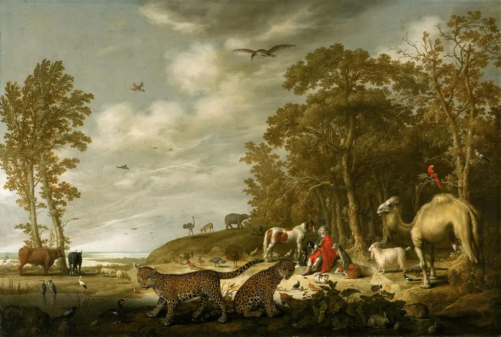 Orpheus Charming the Animals, by Aelbert Cuyp, oil, 1640