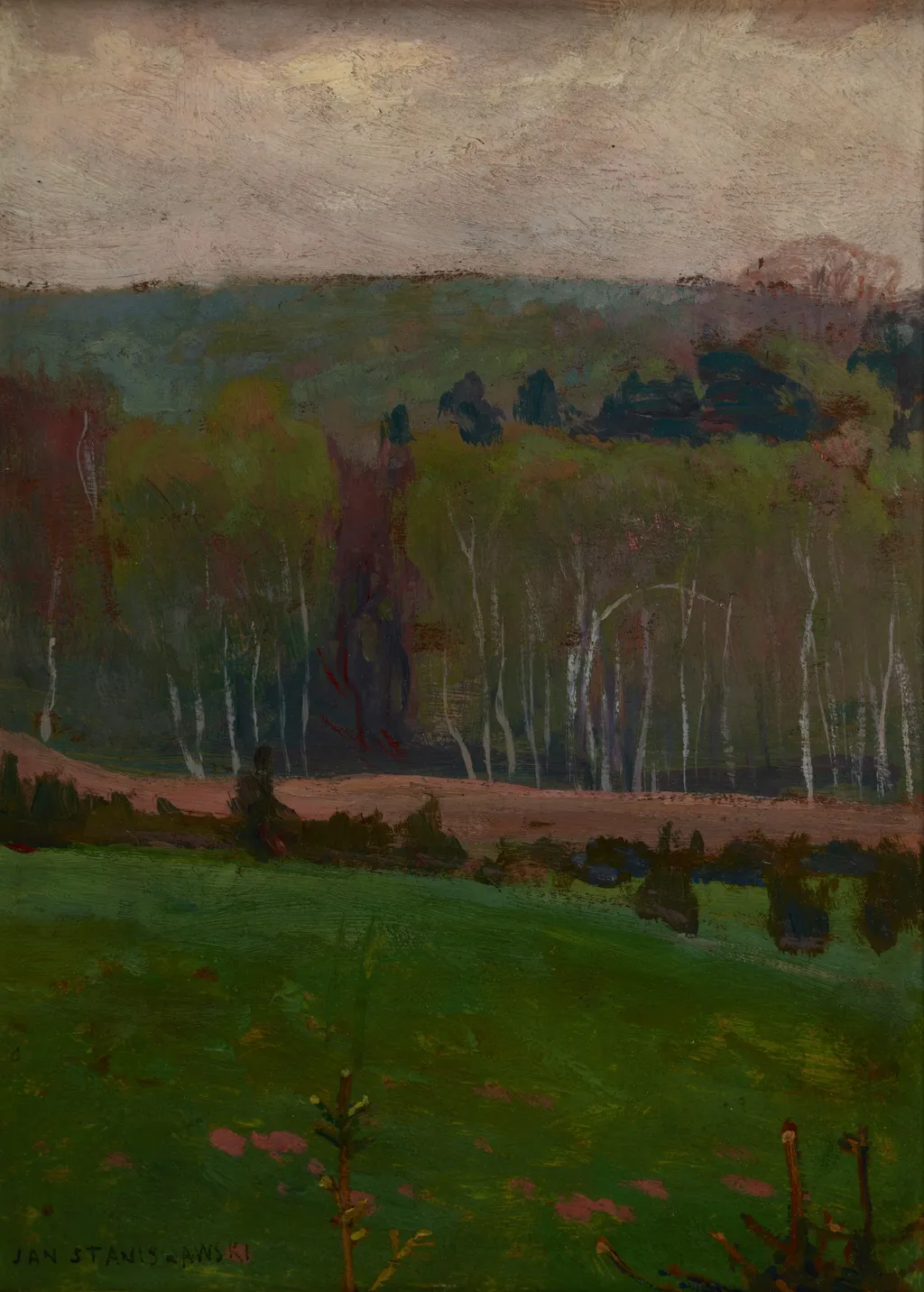 Spring Landscape, by Jan Stanisławski, unspecified, 1904