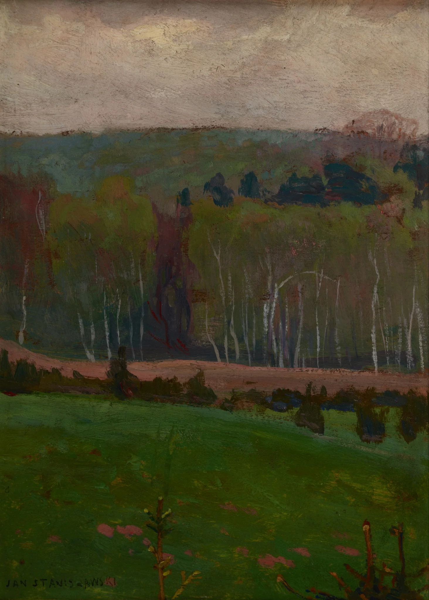 Spring Landscape, detail