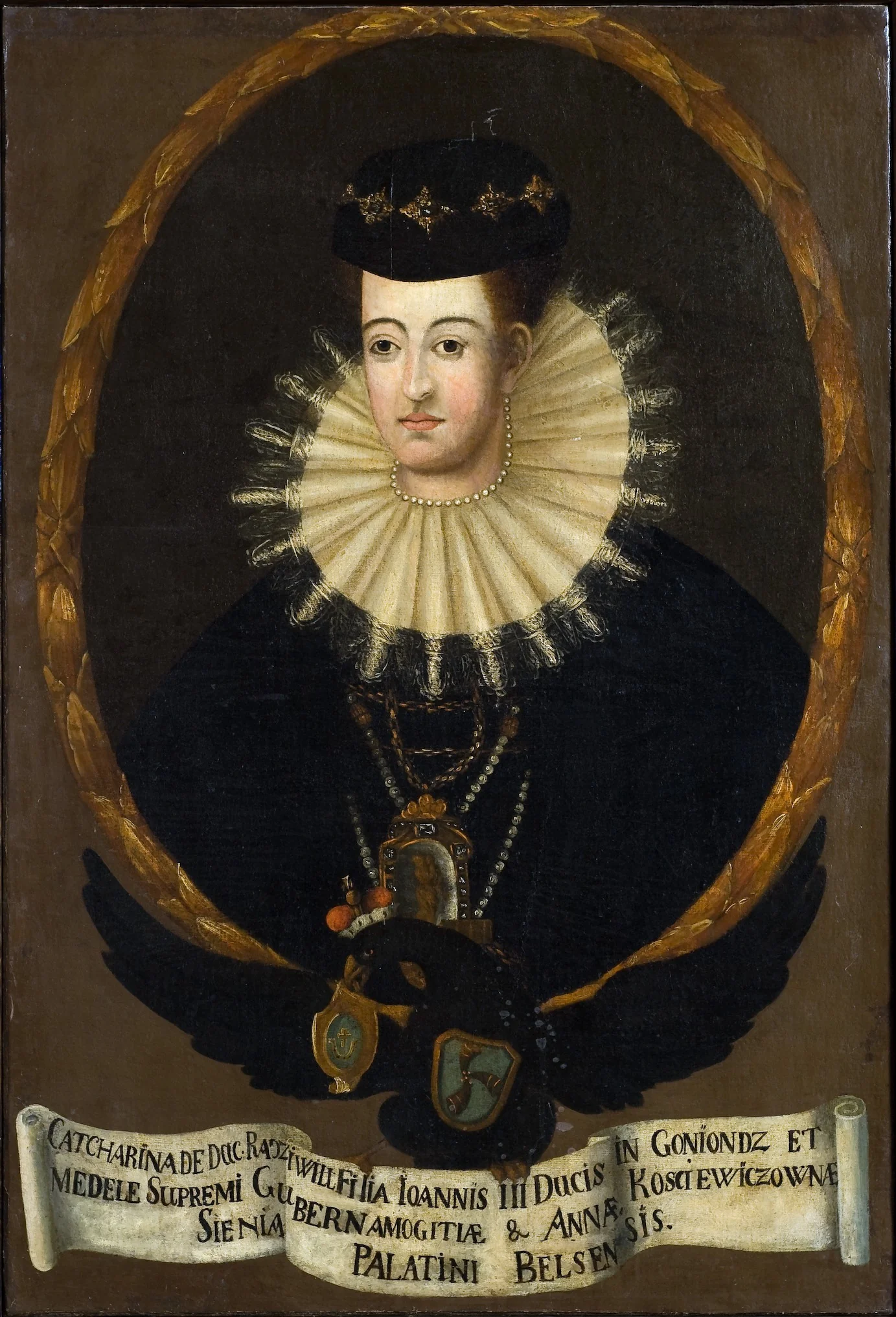 Portrait of Katarzyna Sieniawska née Radziwiłł (?–1565), detail