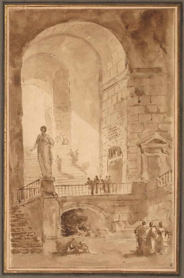 Vaulted Staircase, detail
