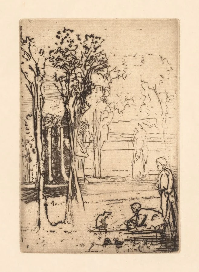 Three-Tree Farm, detail