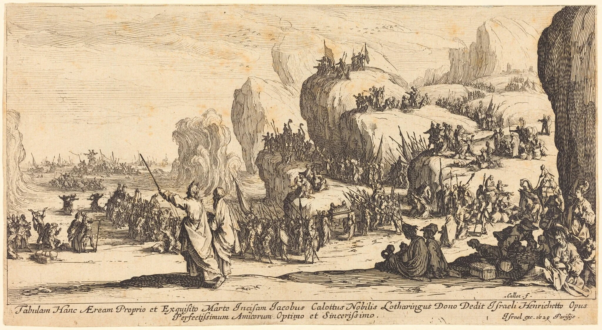 The Crossing of the Red Sea, detail