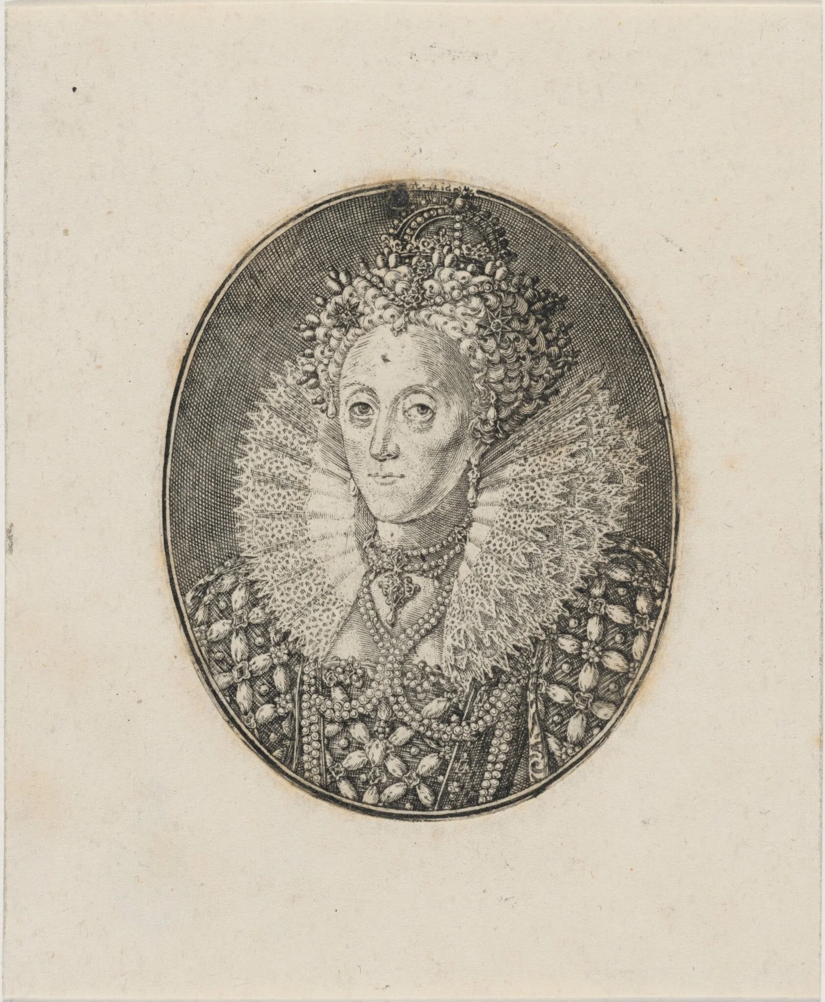 Elizabeth, Queen of England, detail