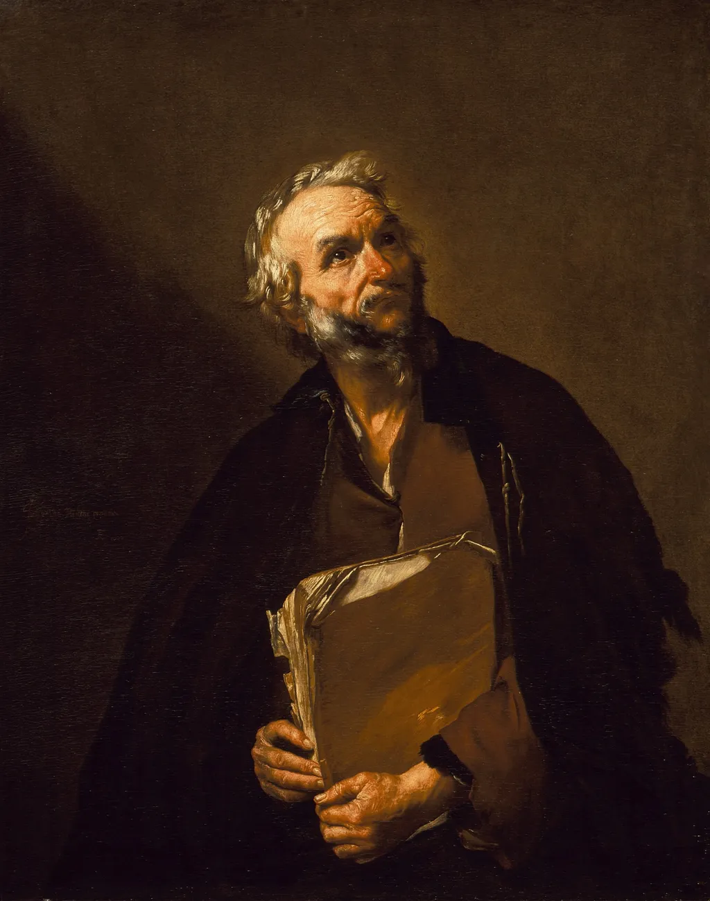 A Philosopher, by Jusepe de Ribera, oil, 1637