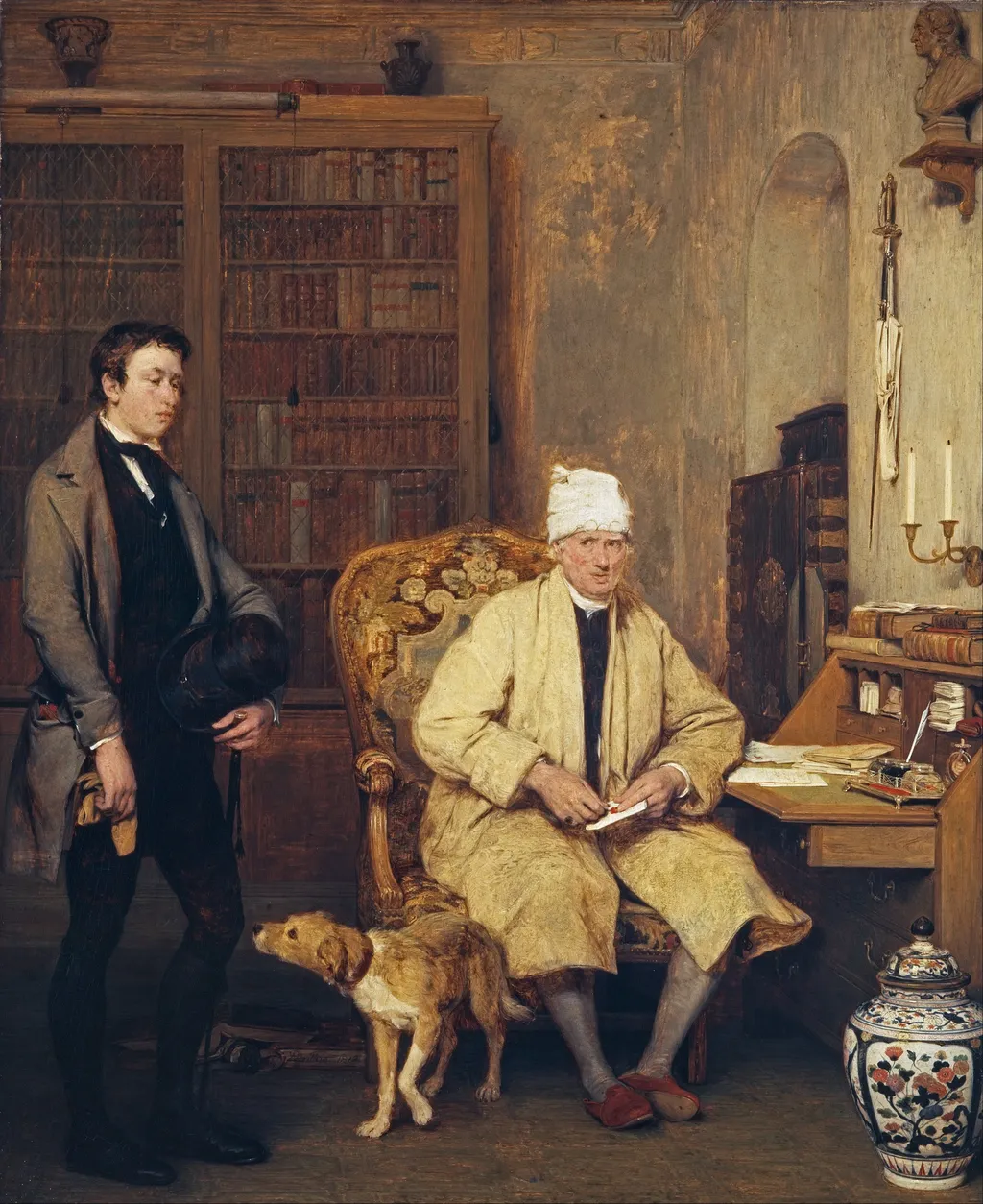 The Letter of Introduction, by David Wilkie, oil, 1813