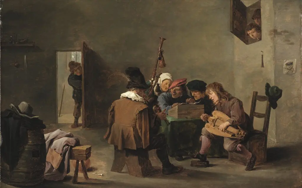 The Boors' Concert, by David Teniers the Younger, oil, 1640
