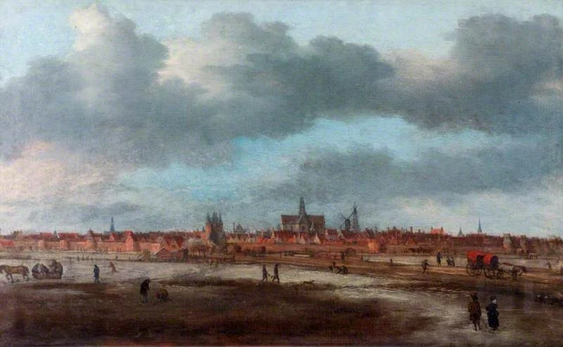 View of Haarlem, detail