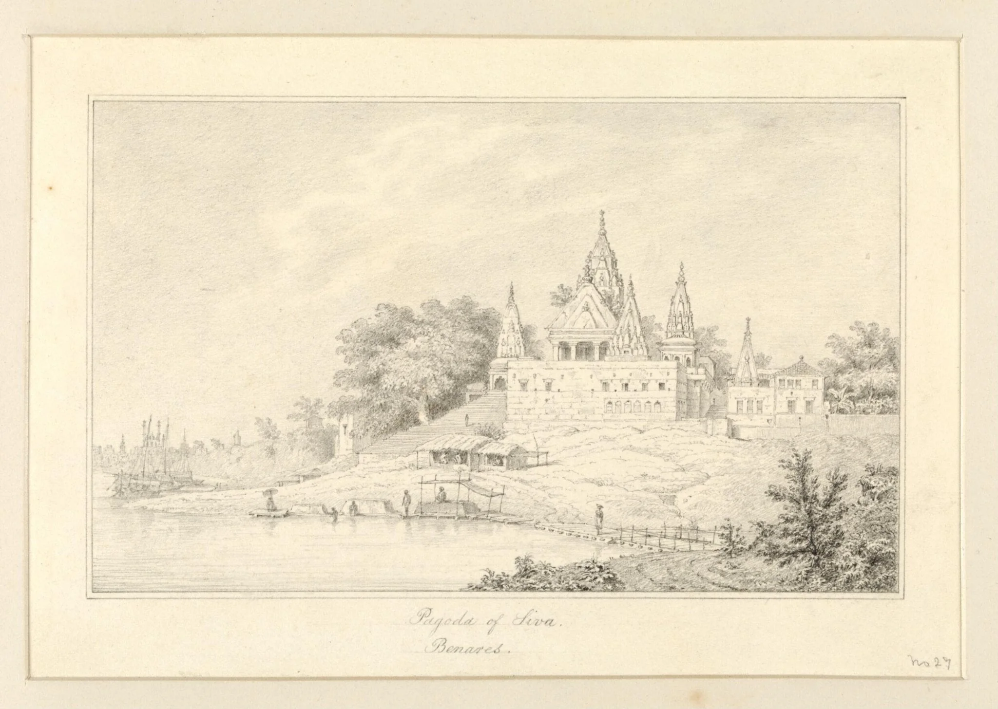 Pagoda of Siva, Benares, detail