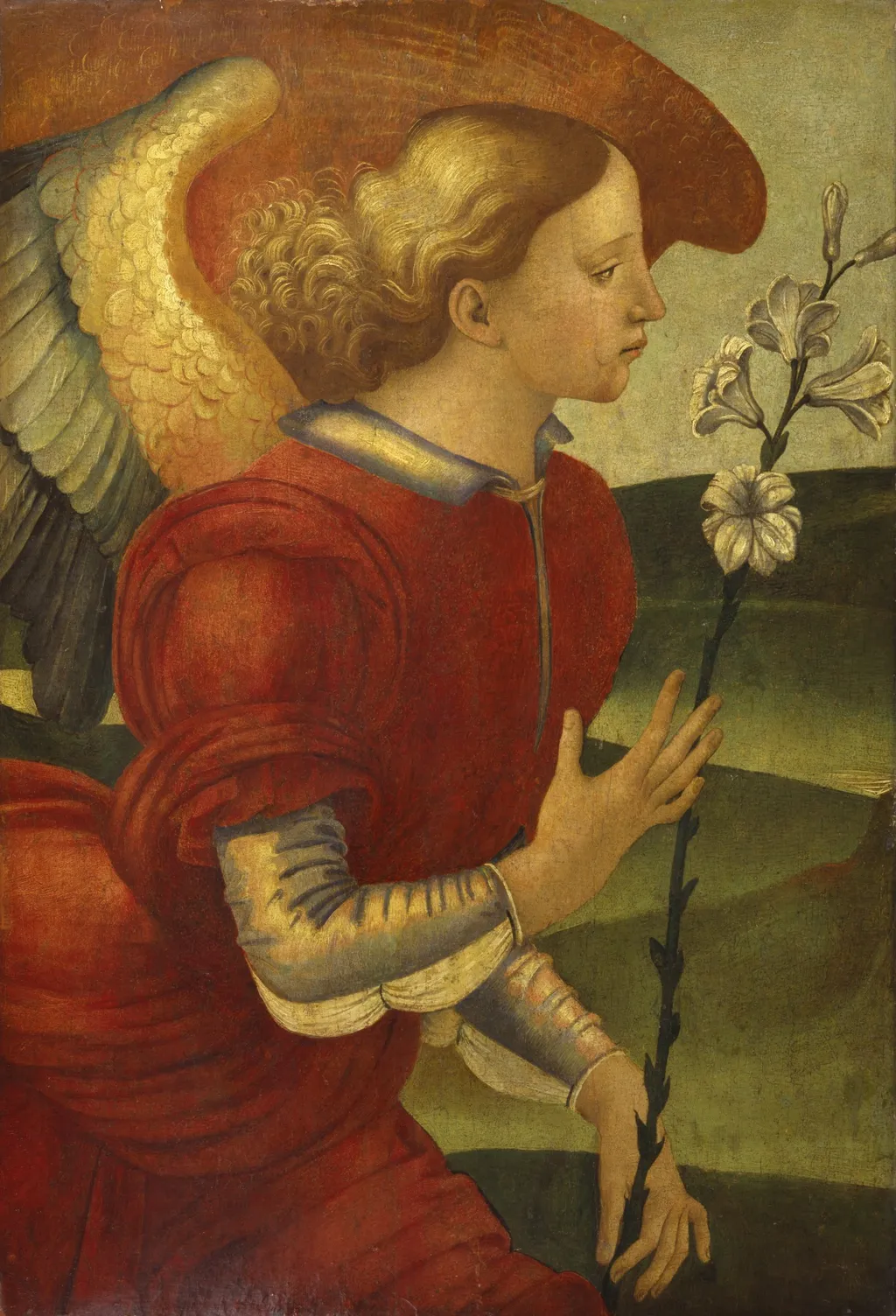 The Archangel Gabriel, by Luca Signorelli, oil, 1496