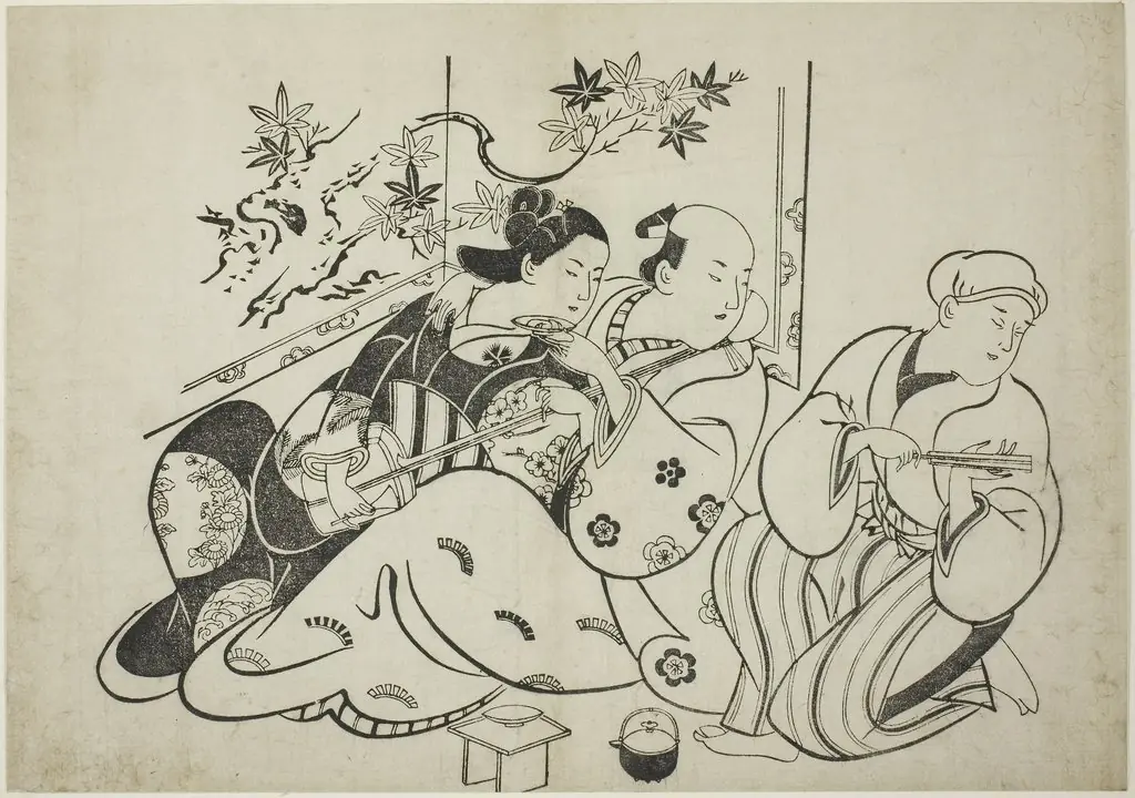 A Professional Baffoon, from a untitled series of 12 prints, by Torii Kiyonobu, unspecified, 1710