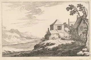 November, by Ludovico Mattioli, ink, 1601