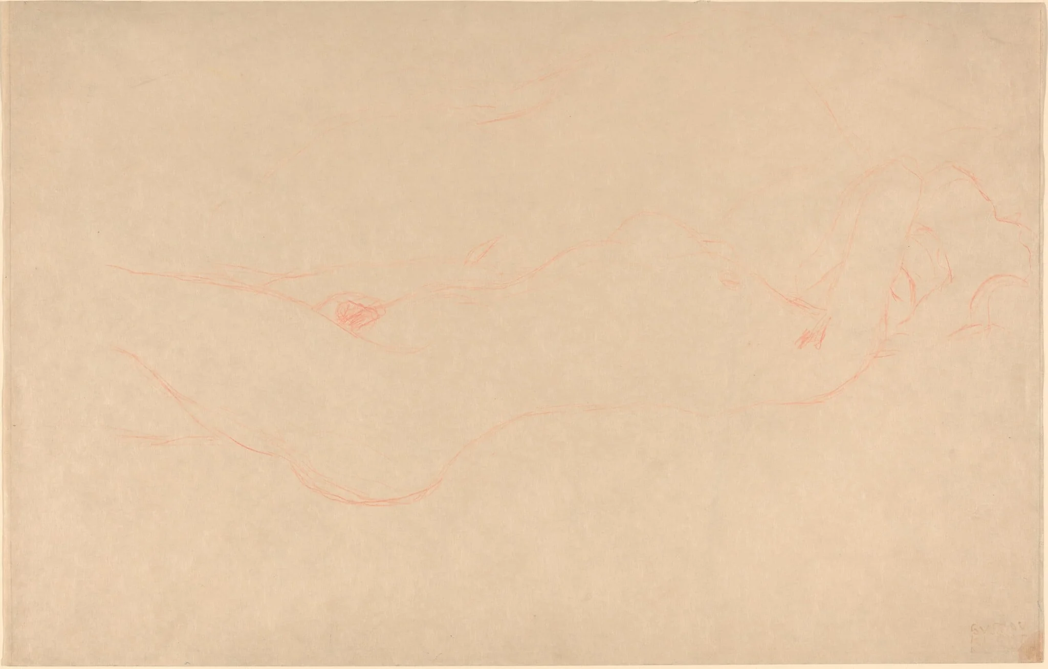 Reclining Woman, detail