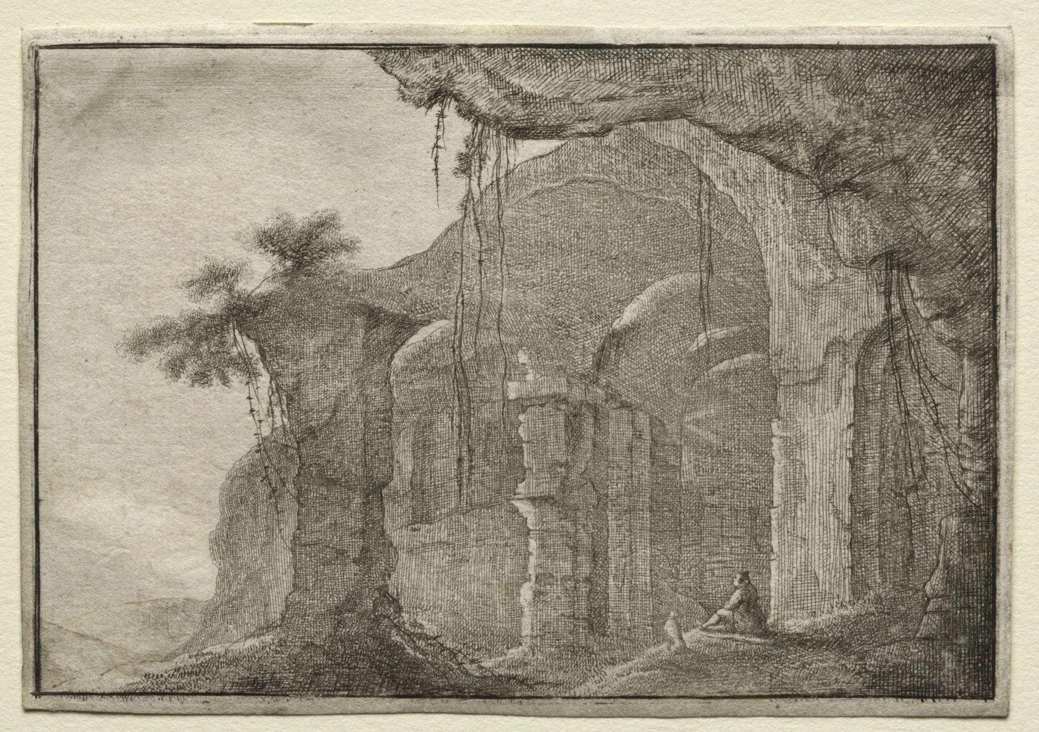 Ruins of an Amphitheatre, detail