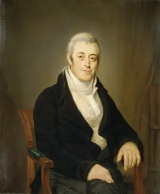 Portrait of Jonas Daniel Meijer, Lawyer, by Louis Moritz, oil, 1820