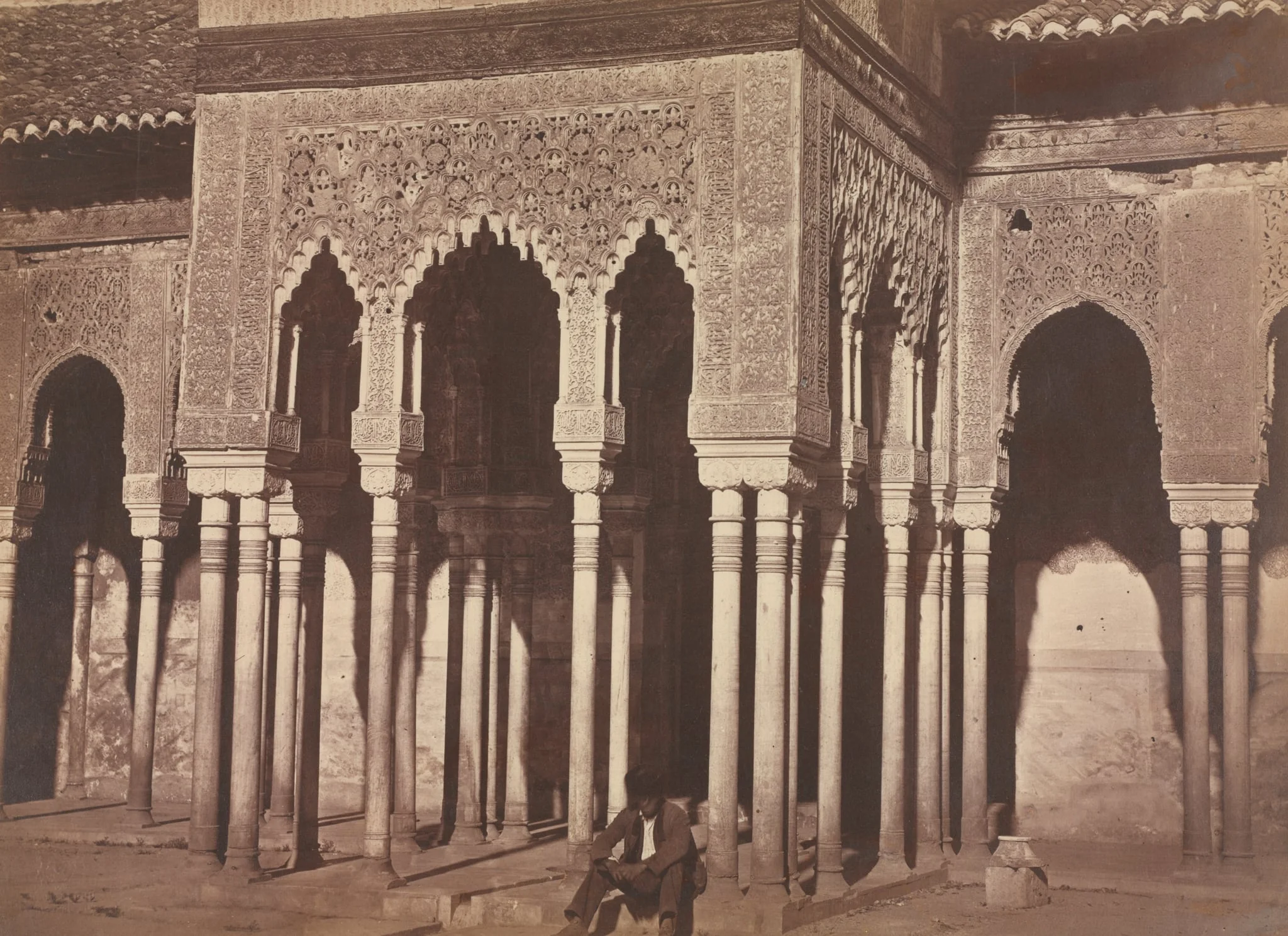 Courtyard, Alhambra, detail