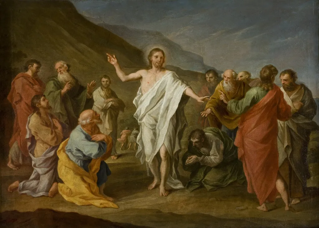 Christ Appearing to the Apostles after the Resurrection, by Szymon Czechowicz, oil, 1758