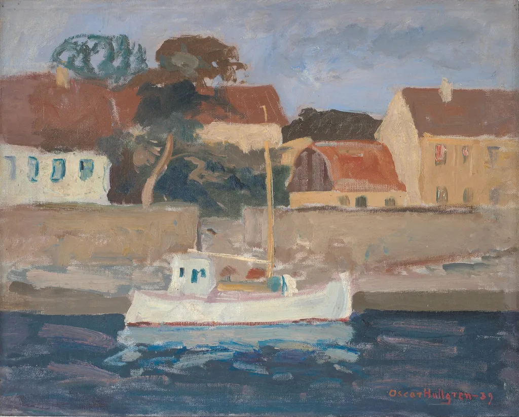 Night, Christiansø, by Oscar Hullgren, unspecified, 1939