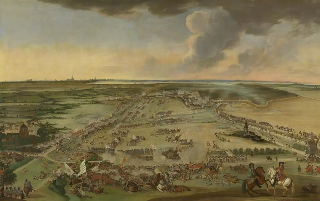 Battle of Ekeren, by Constantijn Francken, oil, 1703