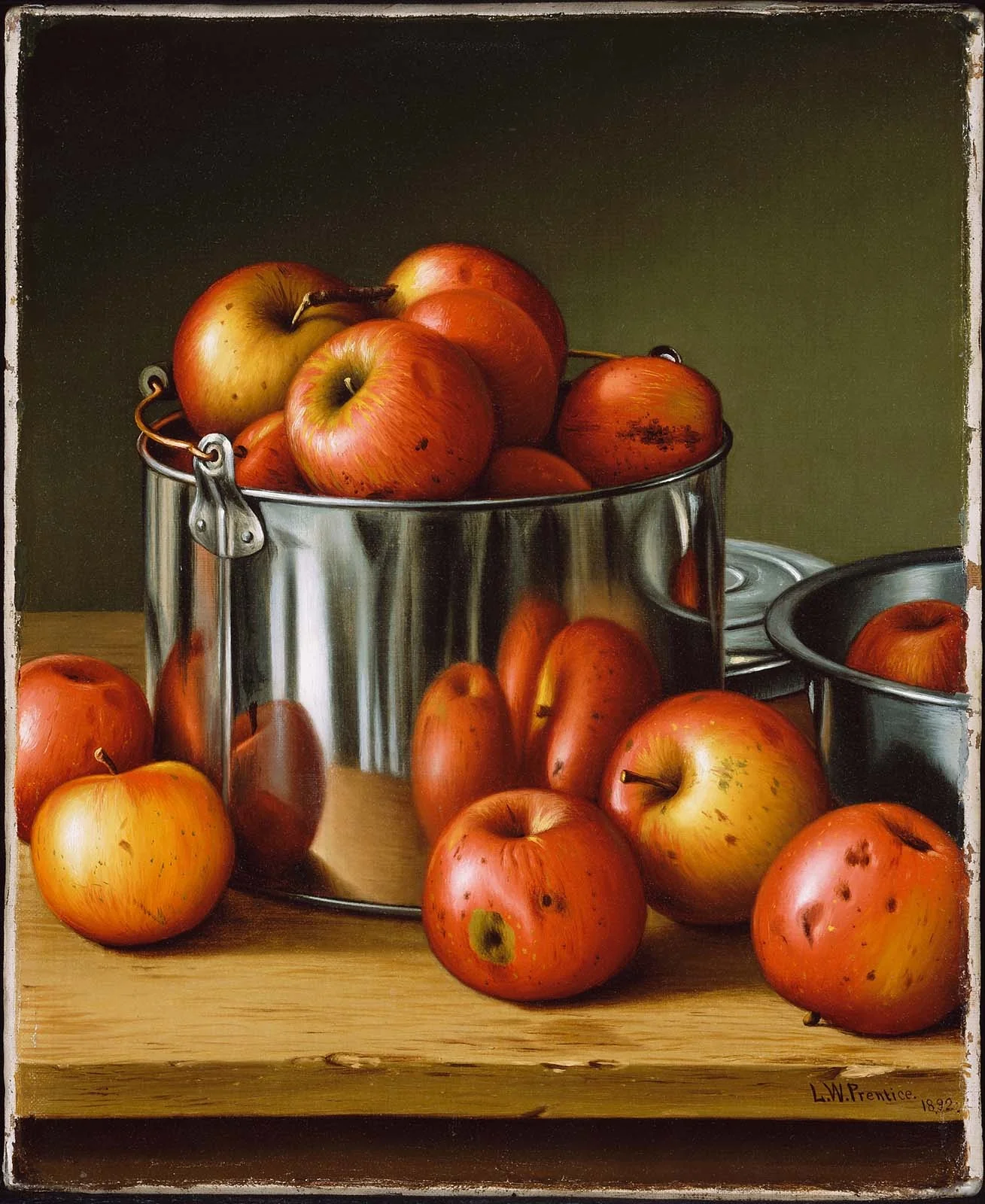 Apples in a Tin Pail, detail