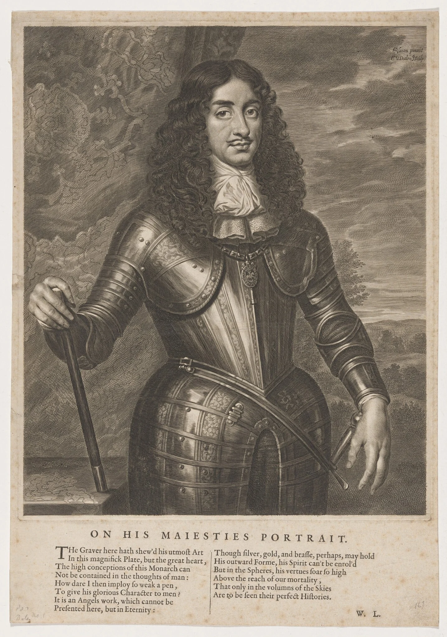 Charles II, detail