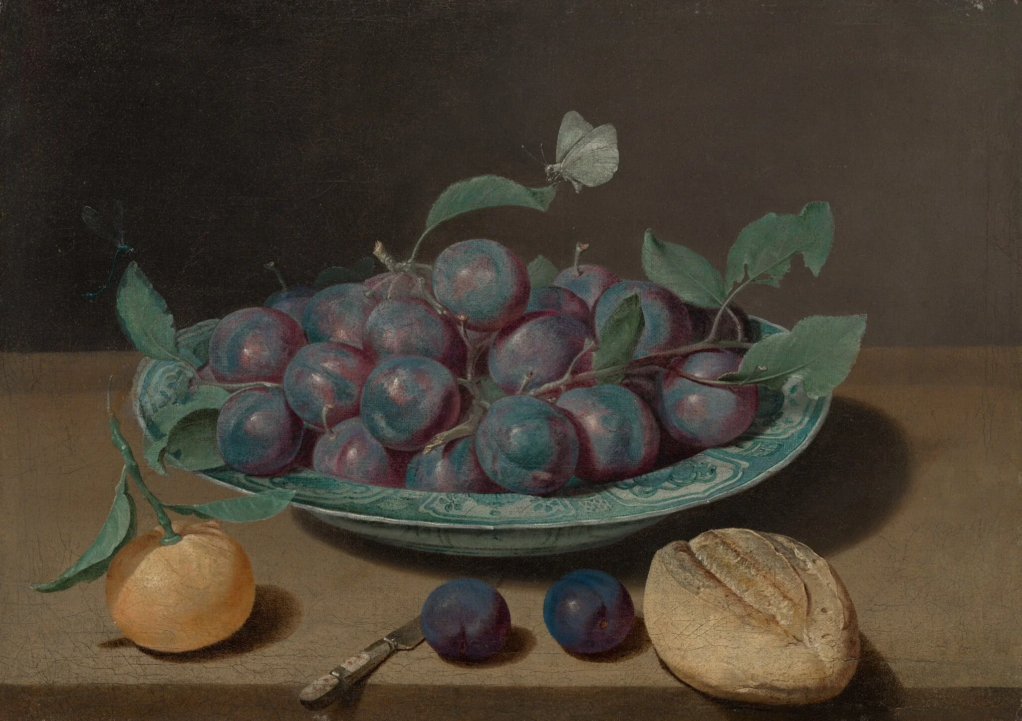 Still Life with Plums, detail