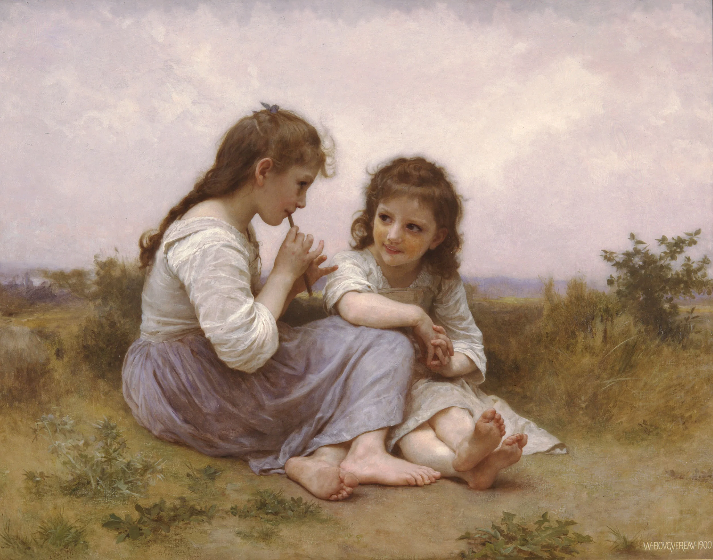 A Childhood Idyll, detail