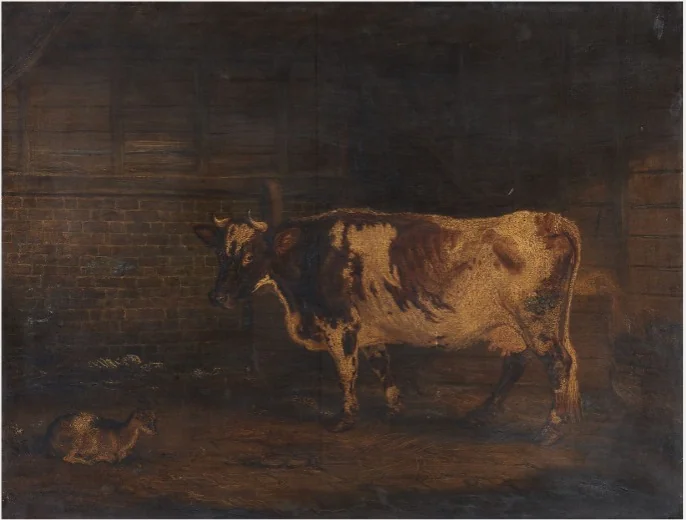The Cow Shed, detail