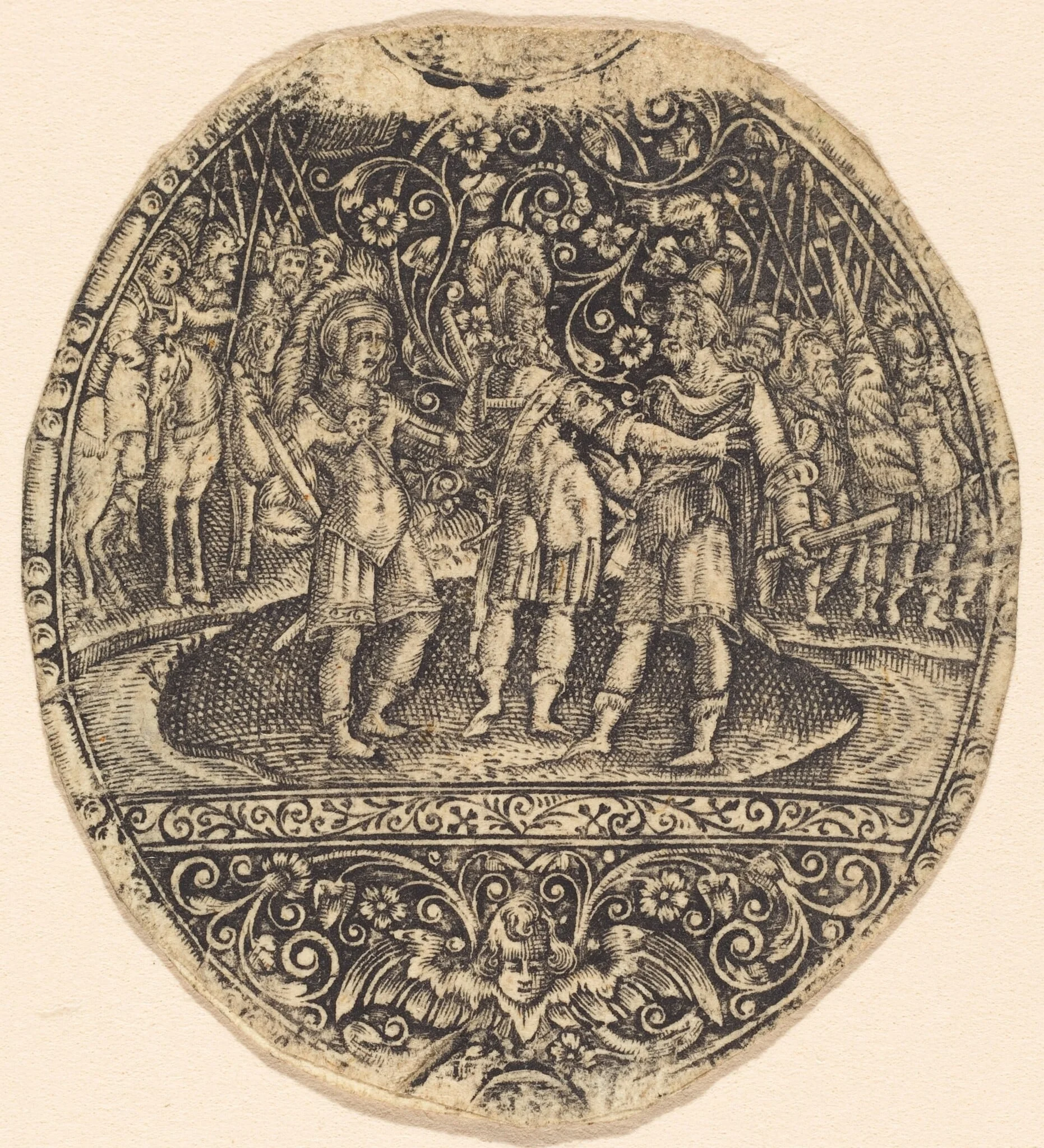 The Three Horatii, detail