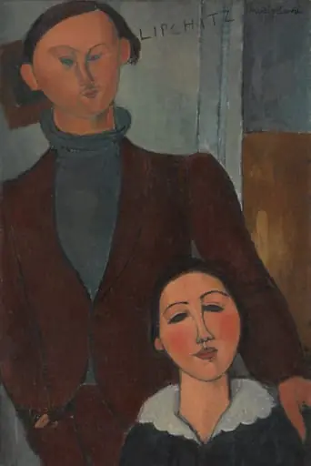 Jacques and Berthe Lipchitz, by Amedeo Modigliani, oil, 1916
