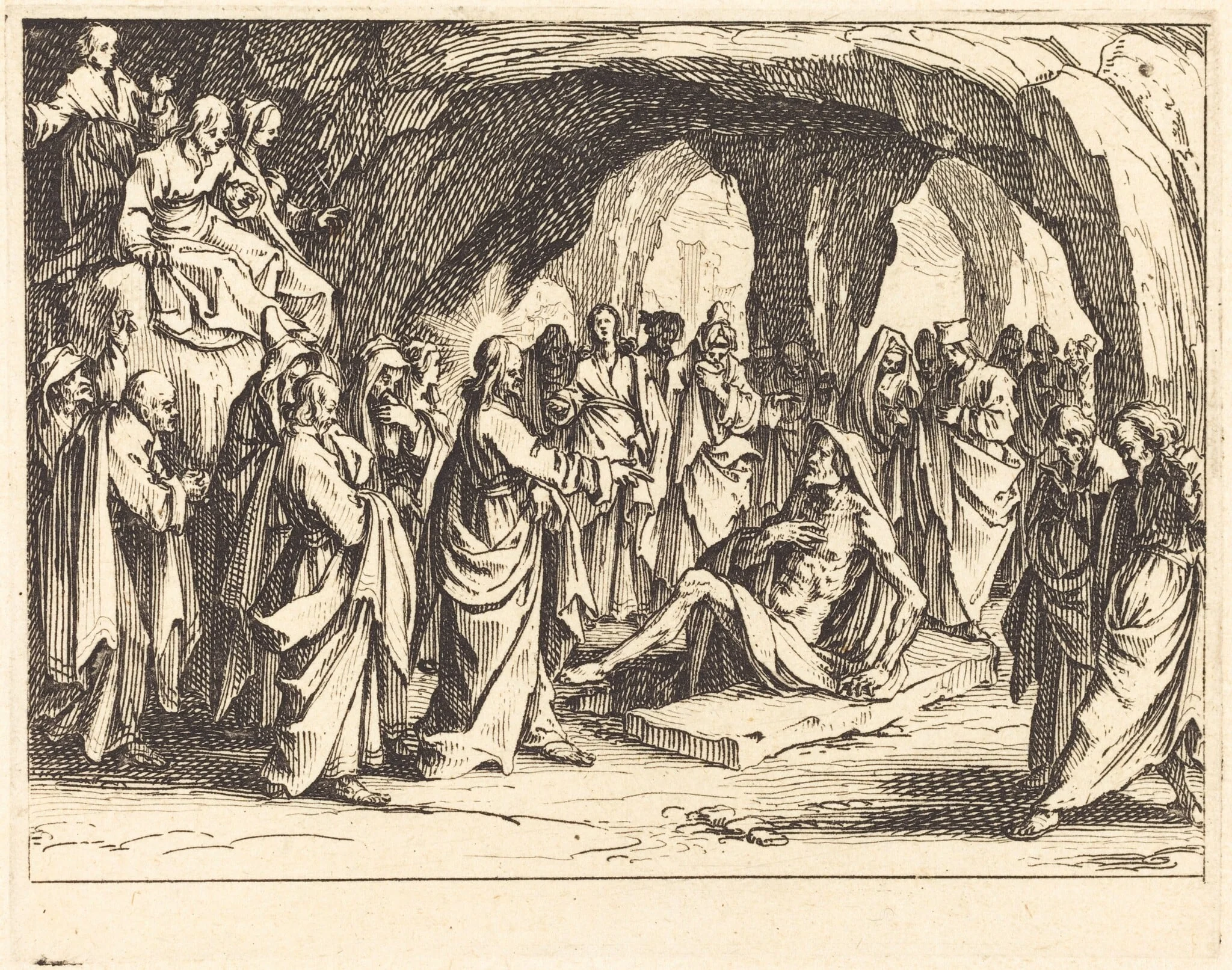 Raising of Lazarus, detail