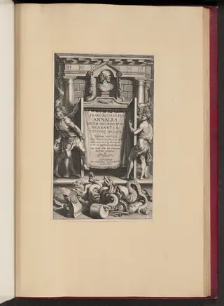 Title Page for Franciscus van Haer, Annales Ducum seu Principum Brabantiae, III, by Lucas Emil Vorsterman, ink, 1623