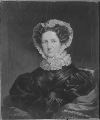 Mrs. Isaac Green (Ann Barrett), by Joseph Greenleaf Cole, oil, 1832