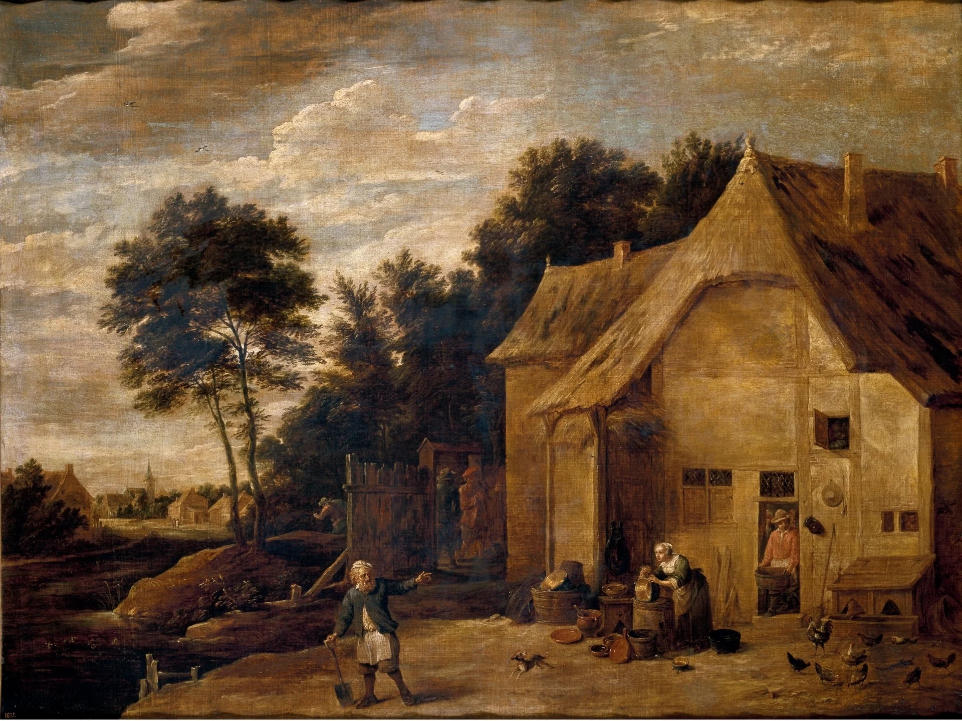 La casa rústica, detail