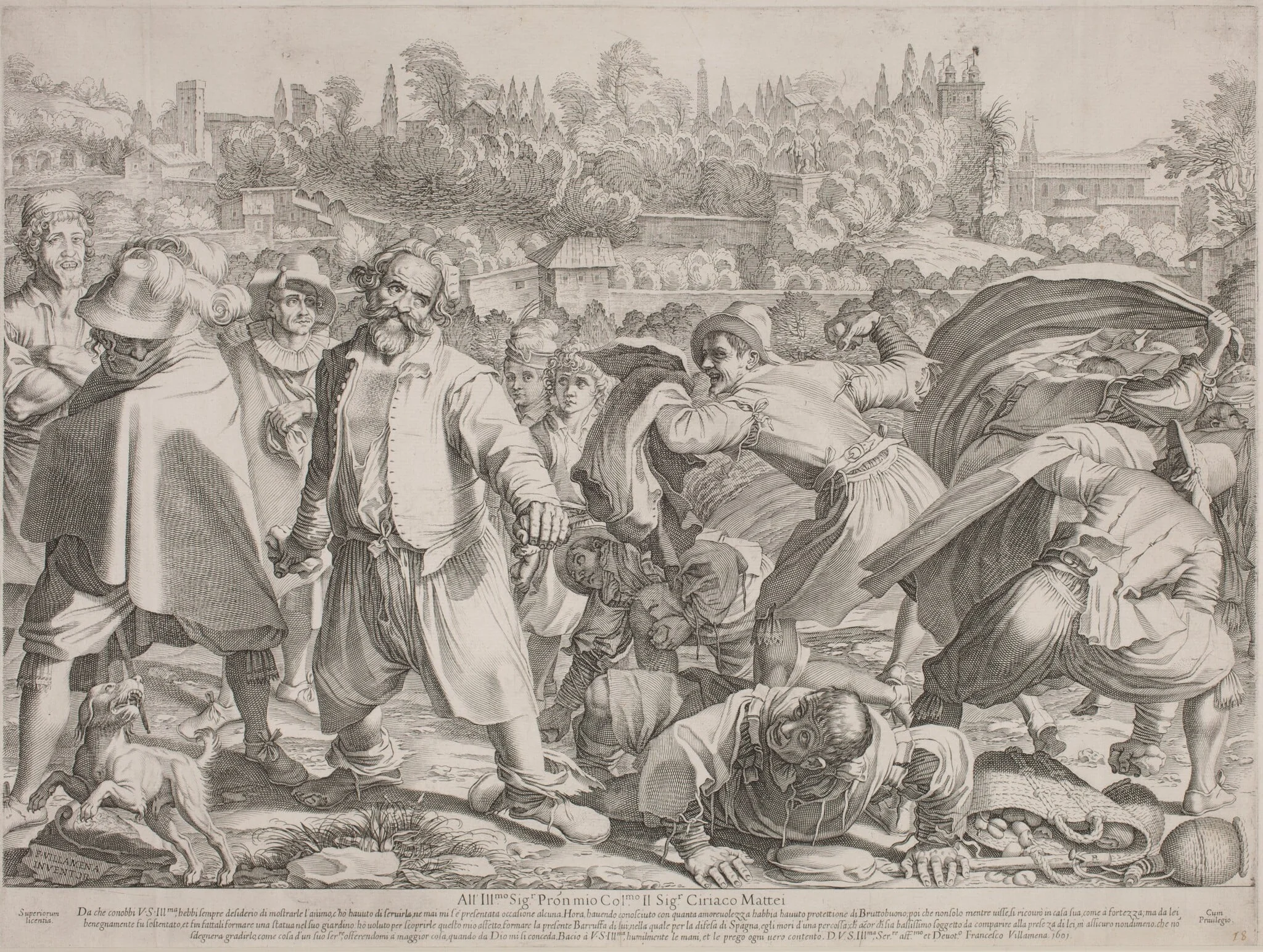 Brutto Buono Stoned by His Enemies, detail